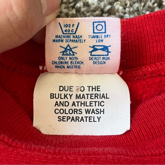 Vintage 80s Champion Reverse Weave Warmup Sweater PENN Size Medium - Picture 8 of 8